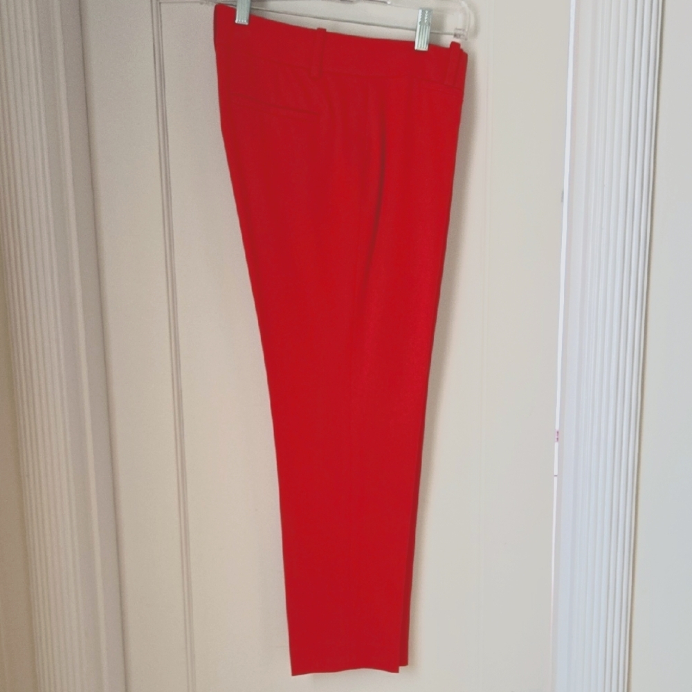 Ann Taylor Red Ankle Pants